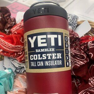 Yeti Rambler 16oz Colster® TALL Can Insulator - Harvest Red (Disc Color) - NEW